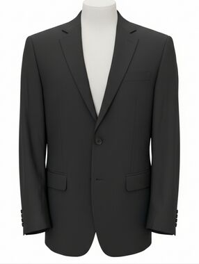 Theory Chambers Slim Fit Black Wool Blazer 38R